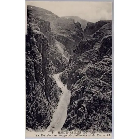 Petit Prix Carte postale 06 - Haute vallee du Var - Le Var dans les Gorges de Guillaumes et du Var - ...