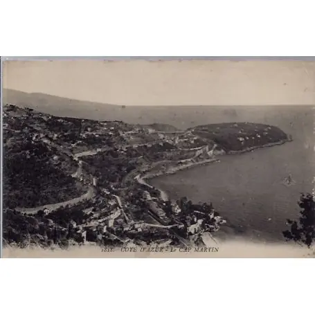 Prix Cassé Carte postale 06 - Le Cap Martin - Vue panoramique - Voyage - Dos divise...