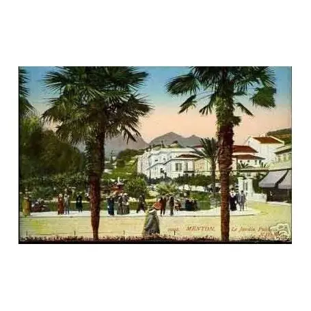 Bon Marché Carte postale 06 - MENTON - LE JARDIN PUBLIC