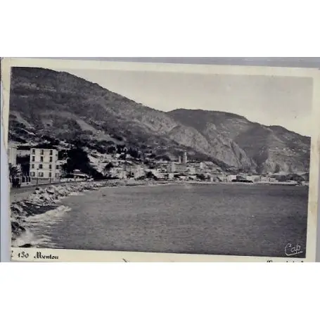 Livraison Express Carte postale 06 - Menton - Vue generale - Voyage - Dos divise...
