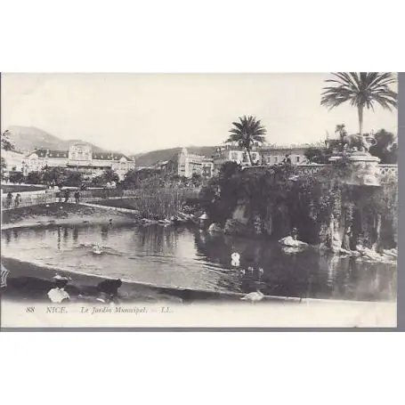 Carte postale 06 - Nice - Le jardin municipal Solde
