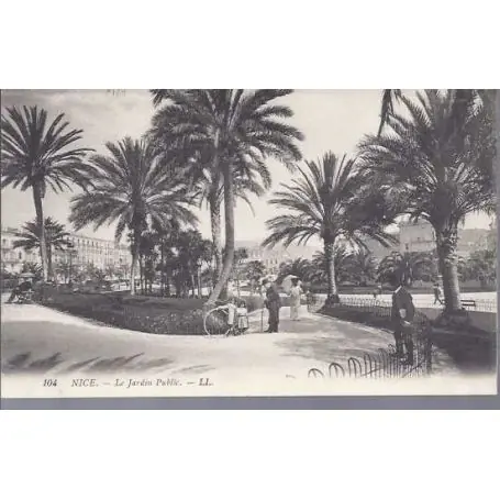 Expédié Aujourd’hui Carte postale 06 - Nice - Le jardin public