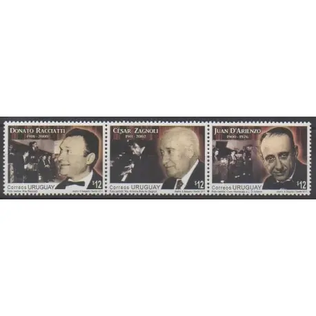 Uruguay - 2011 - No 2528/2530 - Musique Meilleure Vente