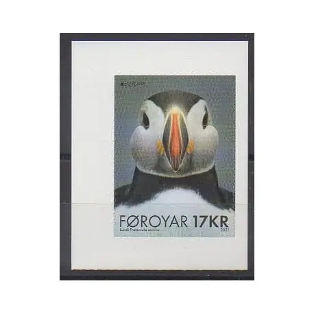 Prix Réduit Féroé (Iles) - 2021 - No 1010 - Oiseaux - Espèces menacées - WWF - Europa