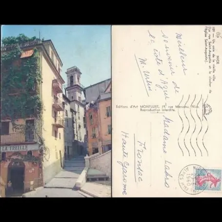Carte postale 06 - Nice - Un coin de la vieille ville - Rue Saint-Augustin Acheter Direct