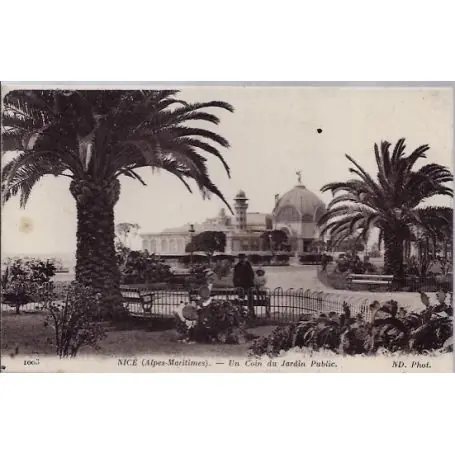 Acheter En Ligne Carte postale 06 - Nice - Un coin du jardin public - Voyage - Dos divise...