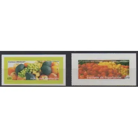 Uruguay - 2009 - No 2415/2416 - Fruits ou légumes Promotion