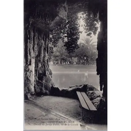 Offre Exclusive Carte postale 06 - Nice - Un coin du jardin Public - Vu de la cascade - Non voyage - Dos d...