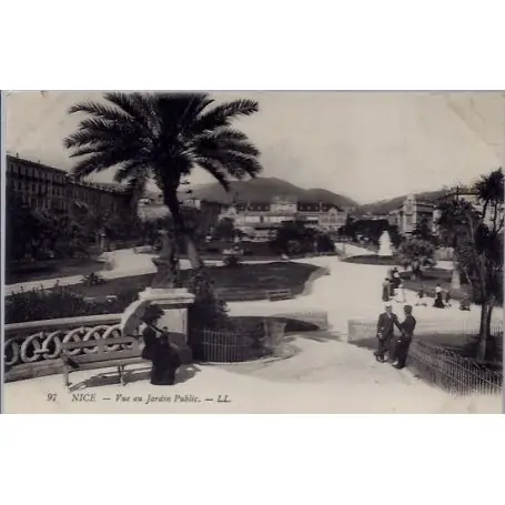 Super Prix Carte postale 06 - Nice - Vue au jardin Public - Non voyage - Dos divise...