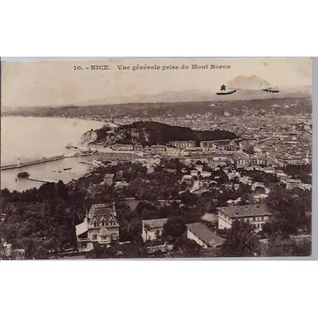 Paiement Sécurisé Carte postale 06 - Nice - Vue generale prise du Mont Boron - Voyage - Dos divise...