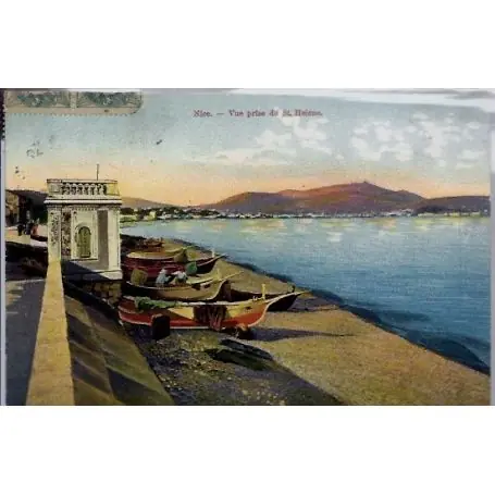 Carte postale 06 - Nice - Vue prise de St Helene - Voyage - Dos divise... Populaire