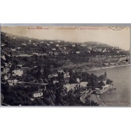 Carte postale 06 - Roquebrune cap Martin - Vue panoramique - Voyage - Dos divise... Prix Promo
