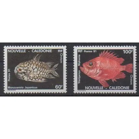 Nouvelle-Calédonie - 1991 - No 617/618 - Vie marine Haute Qualité