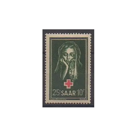 Premium Sarre - 1951 - No 292 - Santé ou Croix-Rouge - Neuf avec charnière