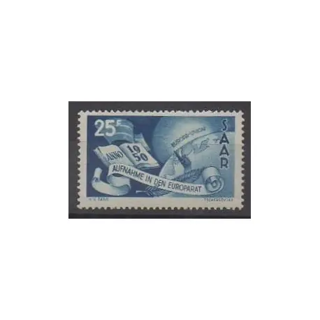 Meilleur Prix Sarre - 1950 - No 277 - Neuf avec charnière