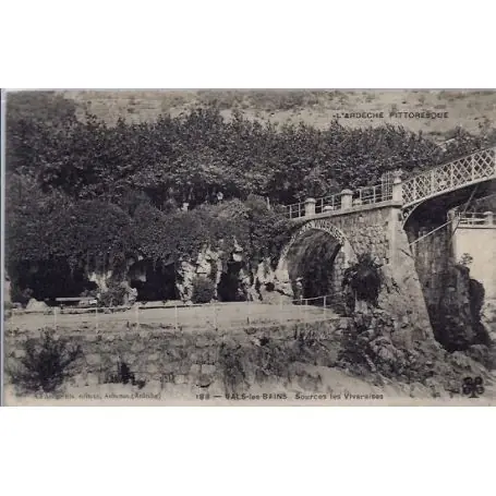 Top Vente Carte postale 07 - Vals-les-bains - Sources les Vivaraises - Voyage - Dos divise...