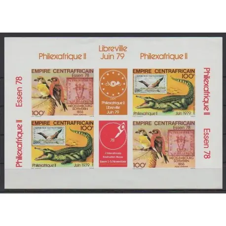 Centrafricaine (République) - 1978 - No PA196A BF ND - Timbres sur timbres Meilleure Qualité