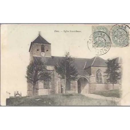 Populaire Carte postale 08 - Dnn - Eglise Notre Dame - 1904