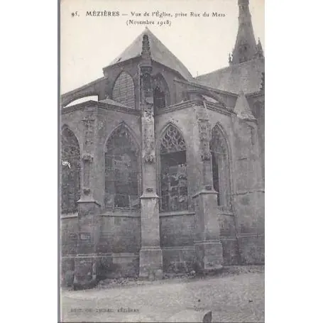 Meilleur Prix Carte postale 08 - Mezieres - Vue de l'Eglise prise du Mess