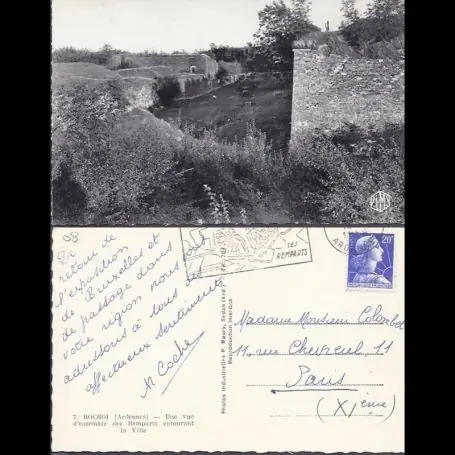 Nouvel Arrivage Carte postale 08 - Rocroi - Vue d'ensemble des remparts - CPSM