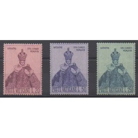 Vatican - 1968 - No 482/484 - Noël Haute Qualité