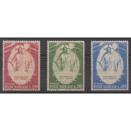 Nouveauté Vatican - 1969 - No 485/487 - Pâques
