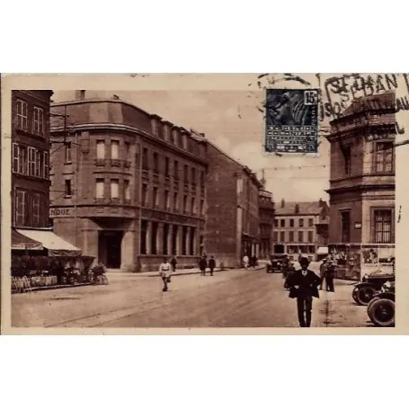 Gros Lot Carte postale 08 - Sedan - Place Goulden- Voyage - Dos divise...