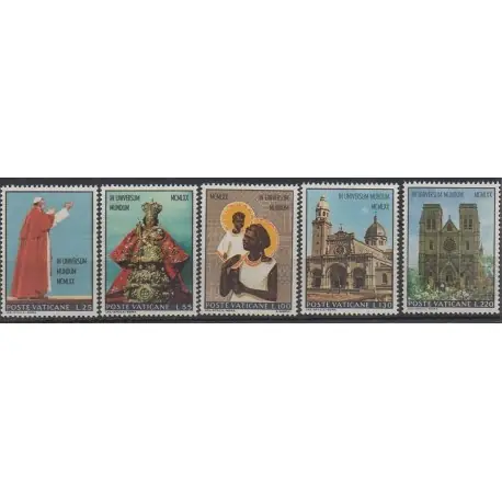 Vatican - 1970 - No 513/517 - Papauté Exclusif