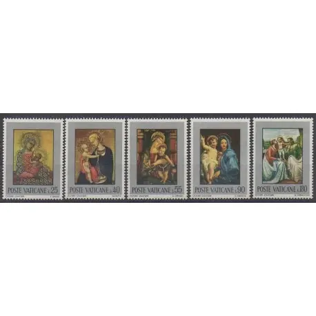 Vatican - 1971 - No 522/526 - Peinture Fait Main