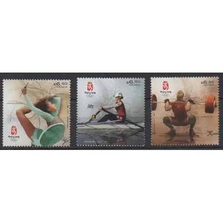 Mexique - 2008 - No 2384/2386 - Jeux Olympiques d'été Prix Bas