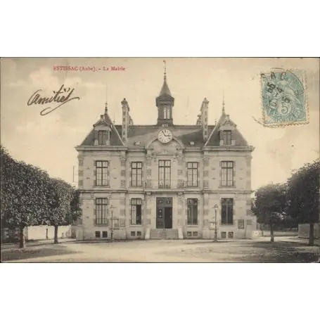 Garantie Incluse Carte postale 10 - Estissac - La mairie