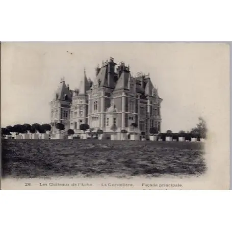 Tendance Carte postale 10 - La cordeliere, Cour d'honneur - Les chateaux de l'Aube - Voyage - Dos d...