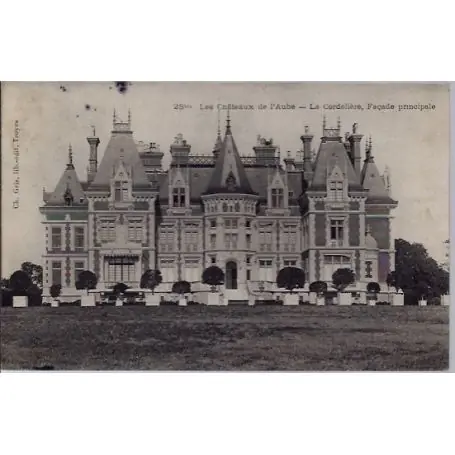 Vente Directe Carte postale 10 - La cordeliere, Facade principale - Les chateaux de l'Aube - Voyage - Do...