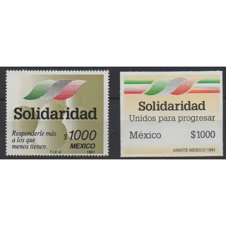 Top Qualité Mexique - 1991 - No 1397/1398