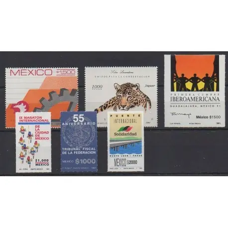 Mexique - 1991 - No 1366/1371 Promotion