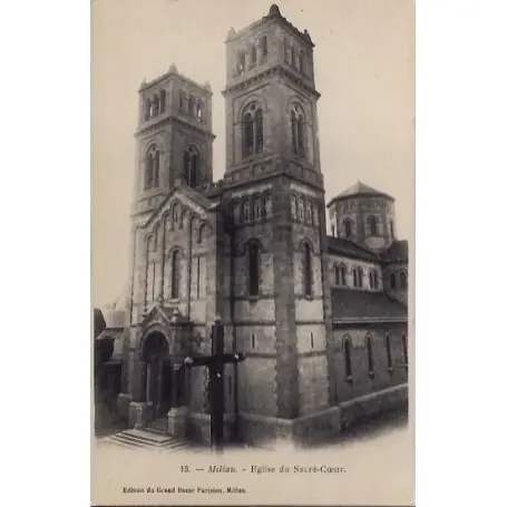 Meilleur Prix Carte postale 12 - Millau - Eglise du Sacre-Coeur - Non voyage - Dos non divise...