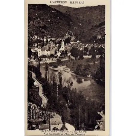 Prix Bas Carte postale 12- Entraygues-sur-Truyere - Vue generale et pont de Truyere - Non voyage - ...