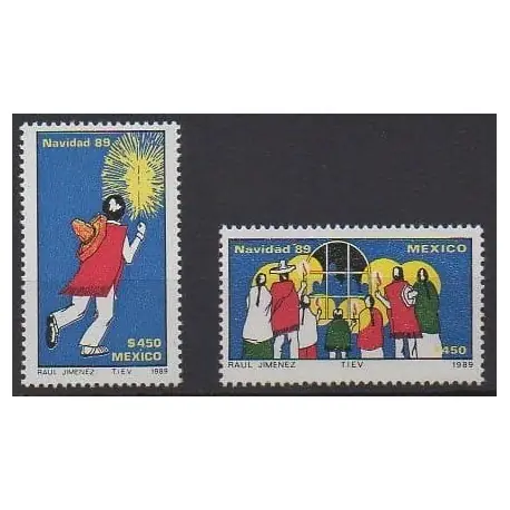 Meilleure Qualité Mexique - 1989 - No 1307/1308 - Noël