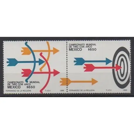 Mexique - 1989 - No 1290/1291 - Sports divers Top Vente