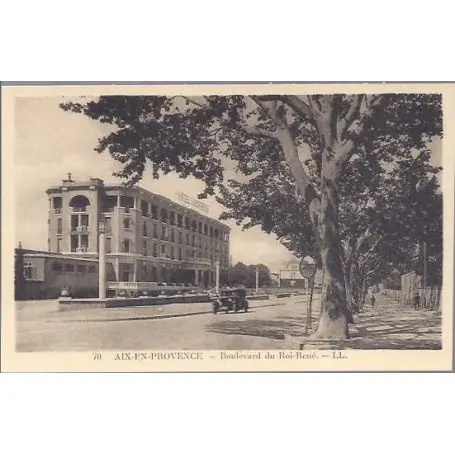Livraison Mondiale Carte postale 13 - Aix en provence - Boulevard du roi Rene