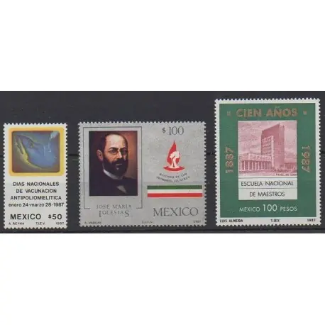 Mexique - 1987 - No 1177/1179 Garantie Incluse