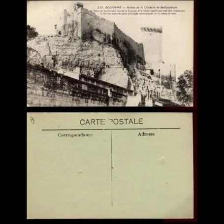 Carte postale 13 - Beaucaire - Ruine de la citadelle de Belliquadrum Nouvelle Collection