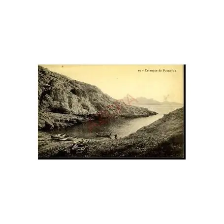 Carte postale 13 - CALANQUE DE PODESTAT Prix Promo