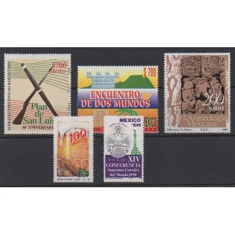 Mexique - 1990 - No 1338/1342 Petit Prix