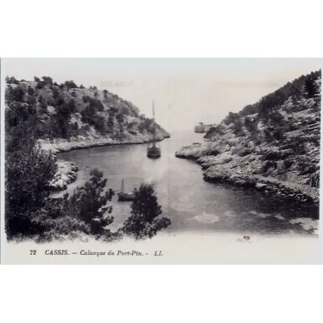 Nouveauté Carte postale 13 - Cassis- Calanque du Port-Pin - Non voyage - Dos divise...