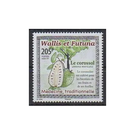 Wallis et Futuna - 2025 - No 1007 - Santé ou Croix-Rouge - Fruits ou légumes Bon Marché