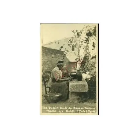 Retour Gratuit Carte postale 13 - ELISA QUENIN GUIDE DES BAUX EN PROVENCE