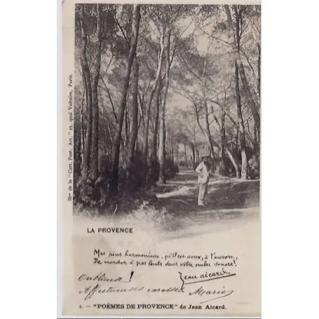 Meilleur Prix Carte postale 13 - La provence - Poemes de provence - Voyage - Dos non divise...