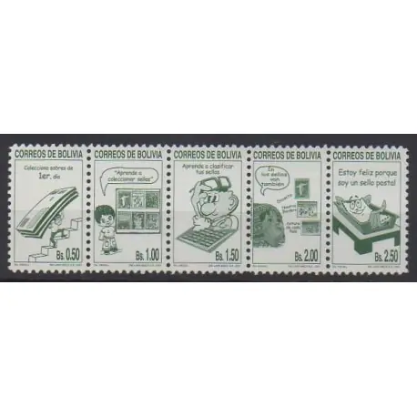 Livraison Gratuite Bolivie - 2001 - No 1070/1074 - Philatélie