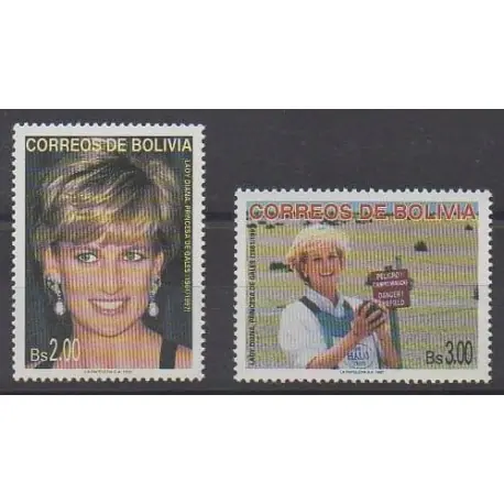 Affaire À Saisir Bolivie - 1997 - No 968/969 - Royauté - Principauté